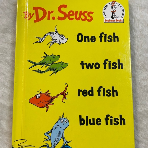 Dr. Seuss One Fish Two Fish Red Fish Book - Picture 1 of 10